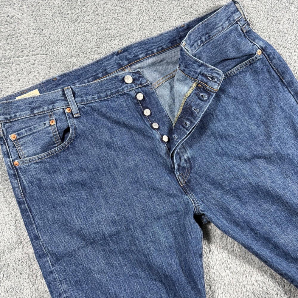 Levis XX Premium Quality  501‎ Original Fit Mens Jeans 42x32  Button Fly Denim